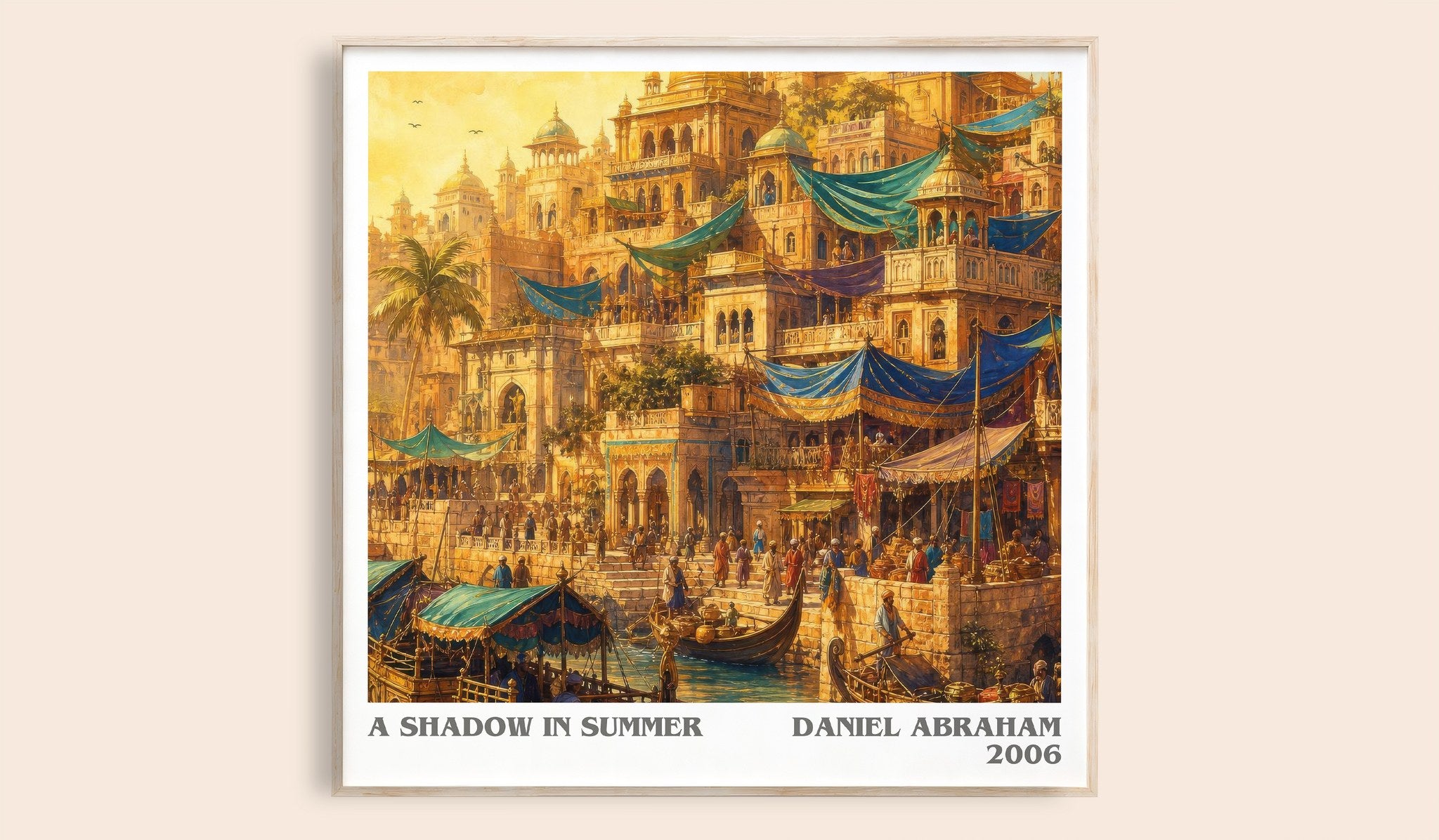 A Shadow in Summer Literary Art Print by Daniel Abraham