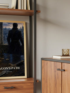 Dragon's Path book watercolour illustration paper finish options – matte satin gloss