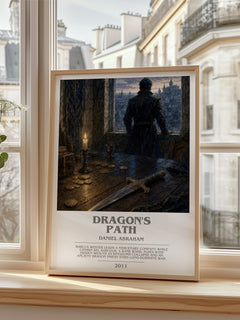 Dragon's Path bookish poster colour and style options – Daniel Abraham book art