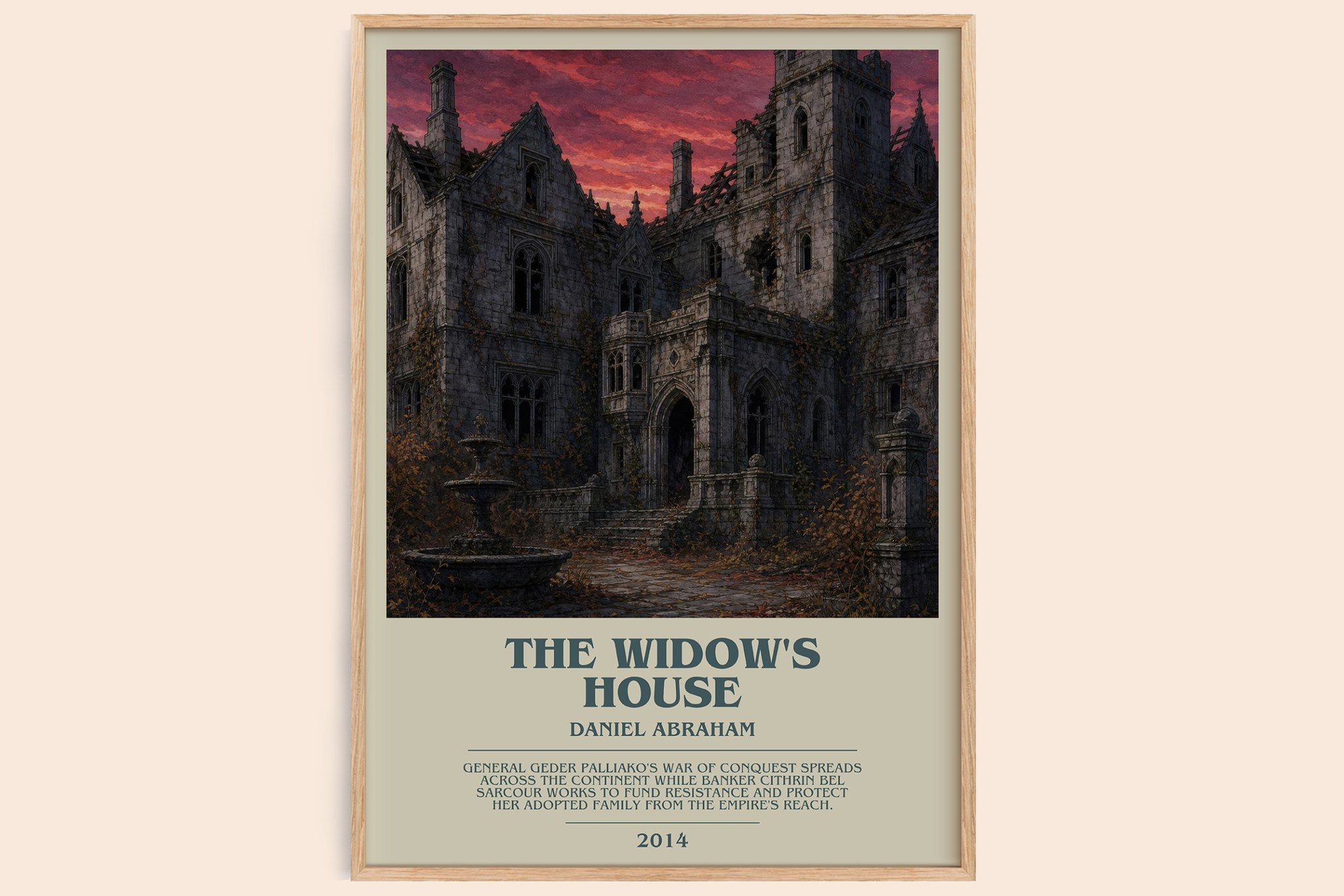 The widow's house Bookish Wall Art by Daniel Abraham
