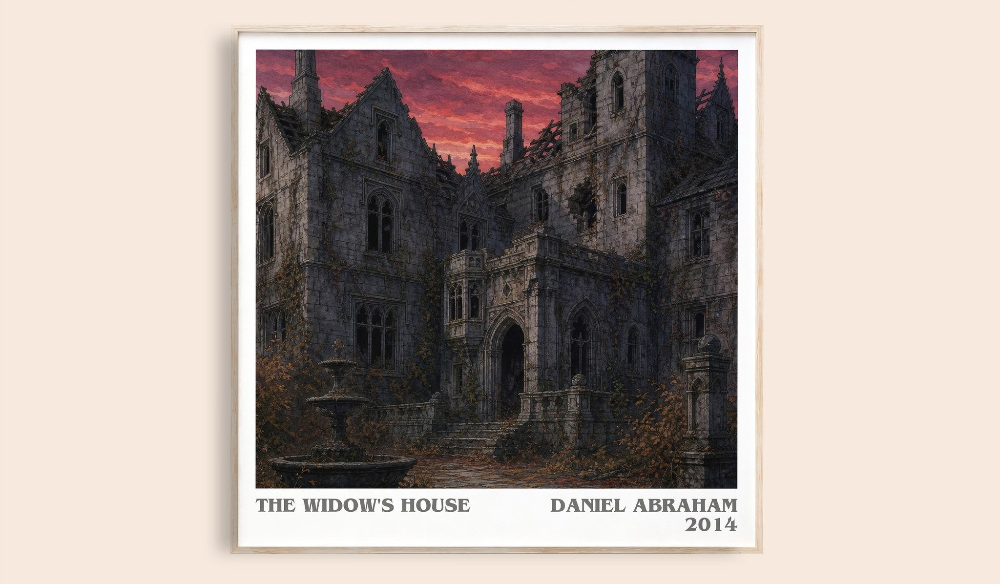 The widow's house Literary Art Print by Daniel Abraham