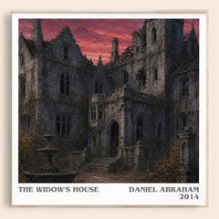 The widow's house literary book poster by Daniel Abraham – framed literary art print