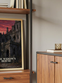 The widow's house book watercolour illustration paper finish options – matte satin gloss