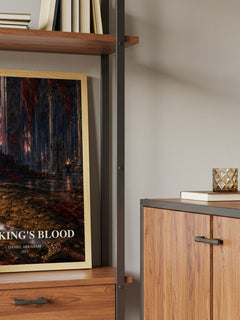 The king's blood book watercolour illustration paper finish options – matte satin gloss