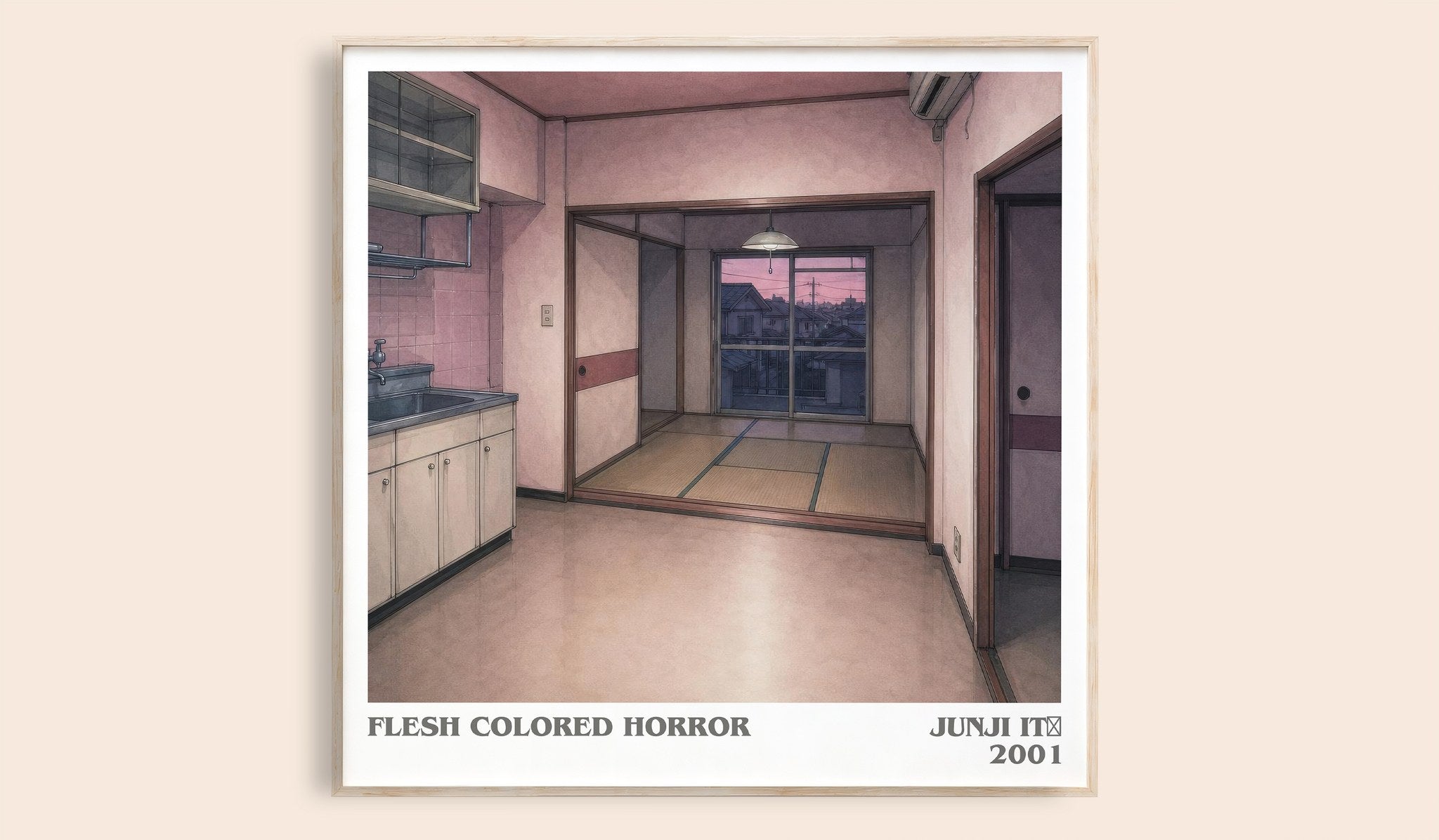 Flesh Colored Horror Literary Art Print by Junji Itō