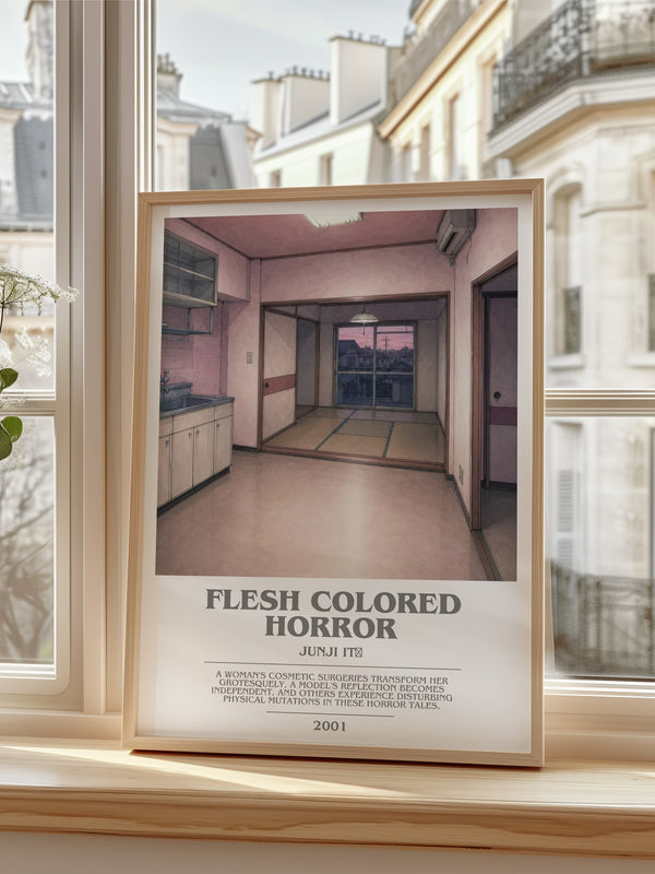 Flesh Colored Horror bookish poster colour and style options – Junji Itō book art