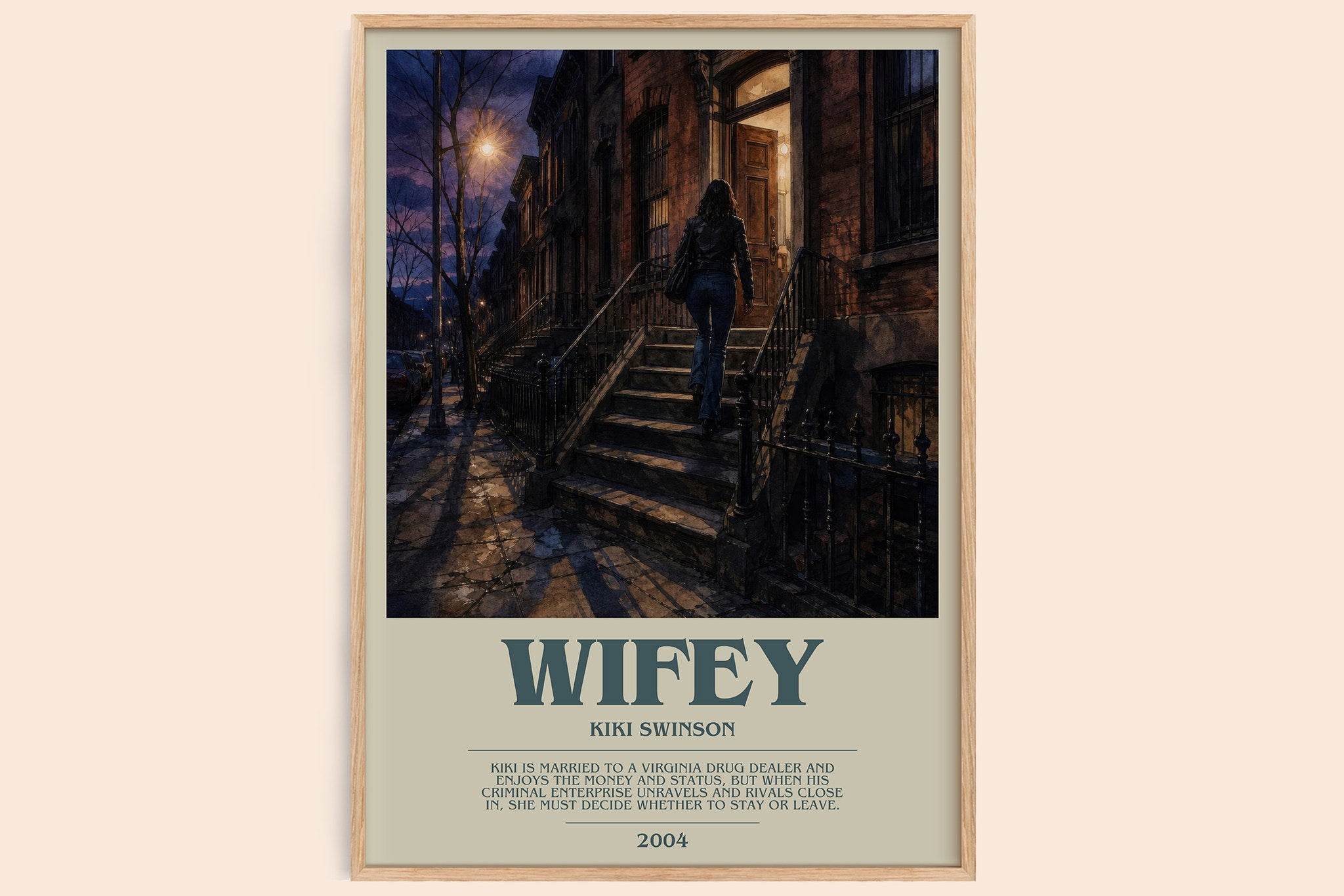 Wifey Bookish Wall Art by Kiki Swinson