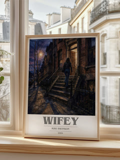 Wifey book cover poster colour and style options – Kiki Swinson book art