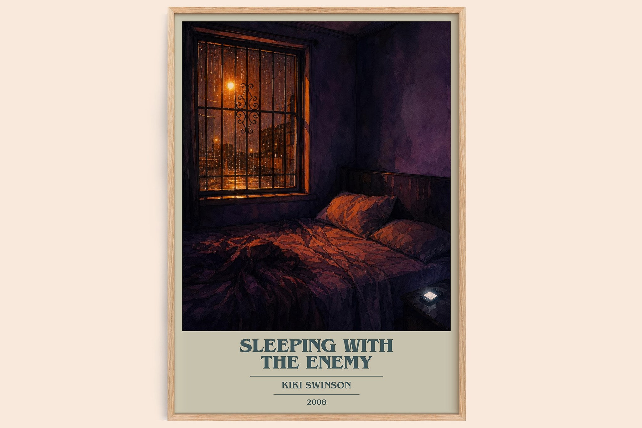 Sleeping with the enemy Book Cover Poster by Kiki Swinson