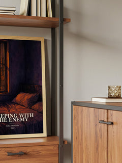 Sleeping with the enemy book watercolour illustration paper finish options – matte satin gloss