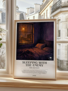 Sleeping with the enemy bookish poster colour and style options – Kiki Swinson book art