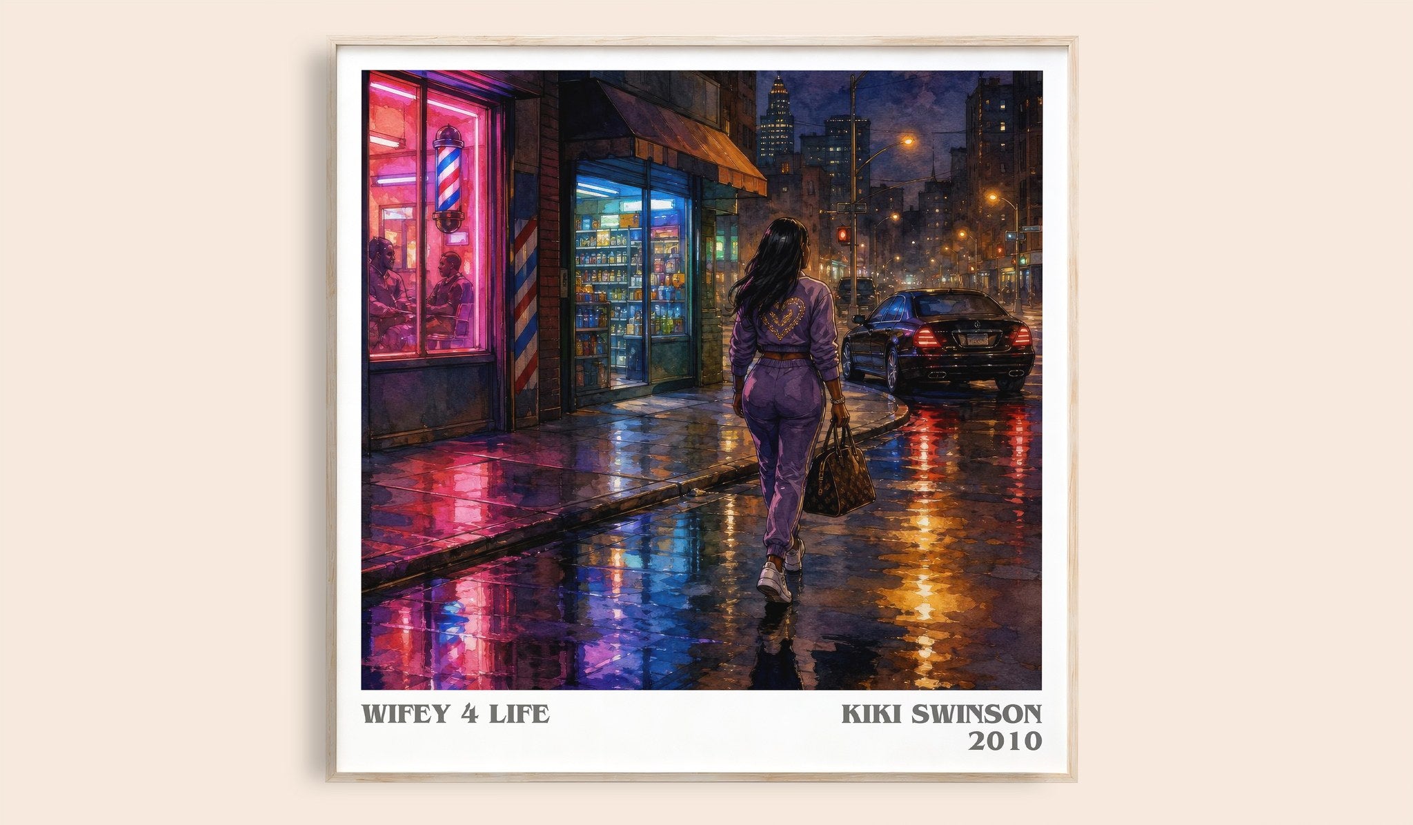 Wifey 4 life Literary Art Print by Kiki Swinson