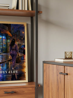 Wifey 4 life book watercolour illustration paper finish options – matte satin gloss