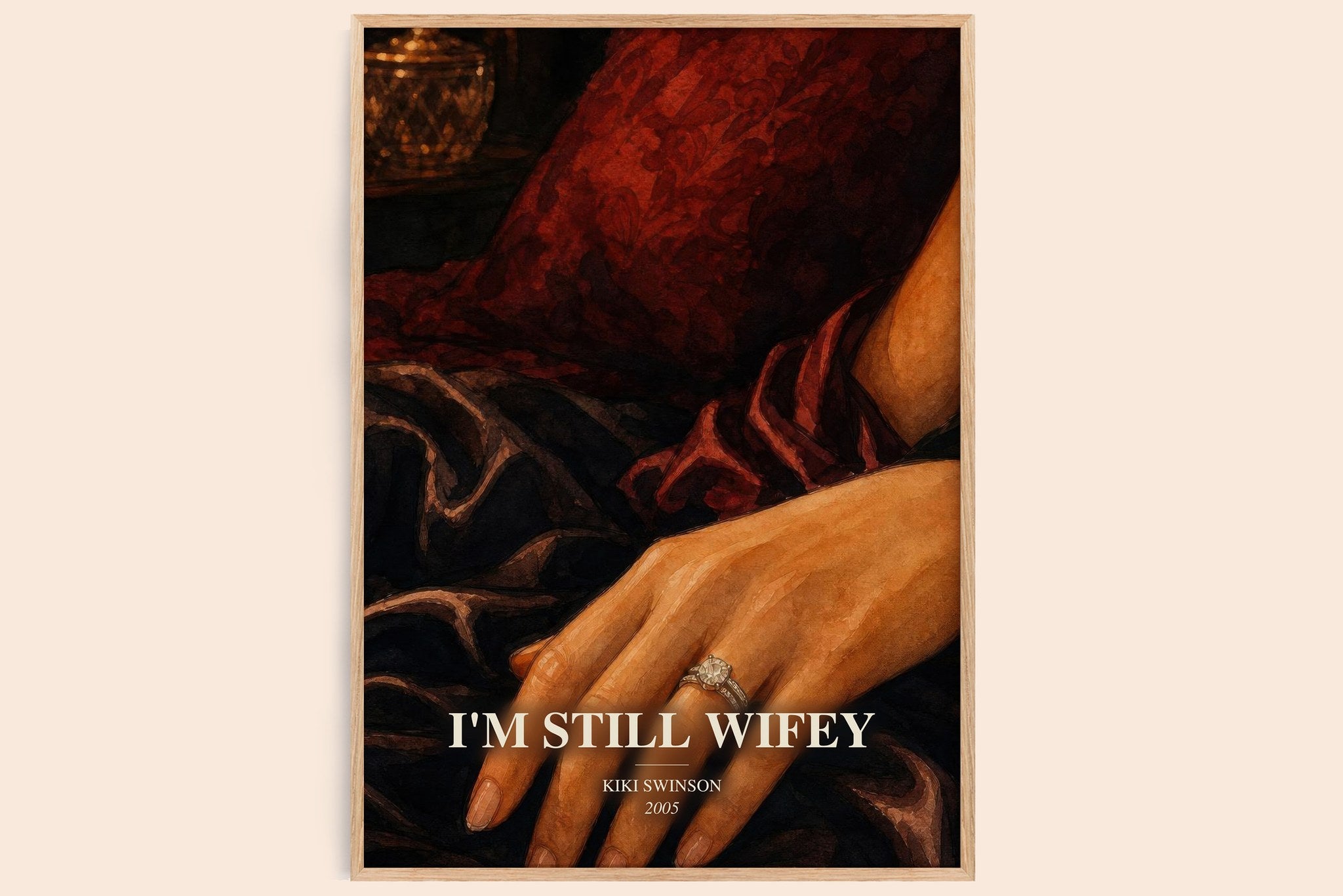 I'm Still Wifey Book Watercolour Illustration by Kiki Swinson