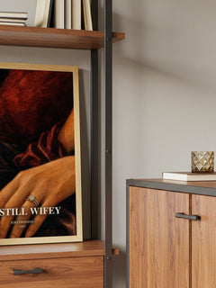 I'm Still Wifey book watercolour illustration paper finish options – matte satin gloss