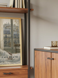 Very Easy Death book watercolour illustration paper finish options – matte satin gloss