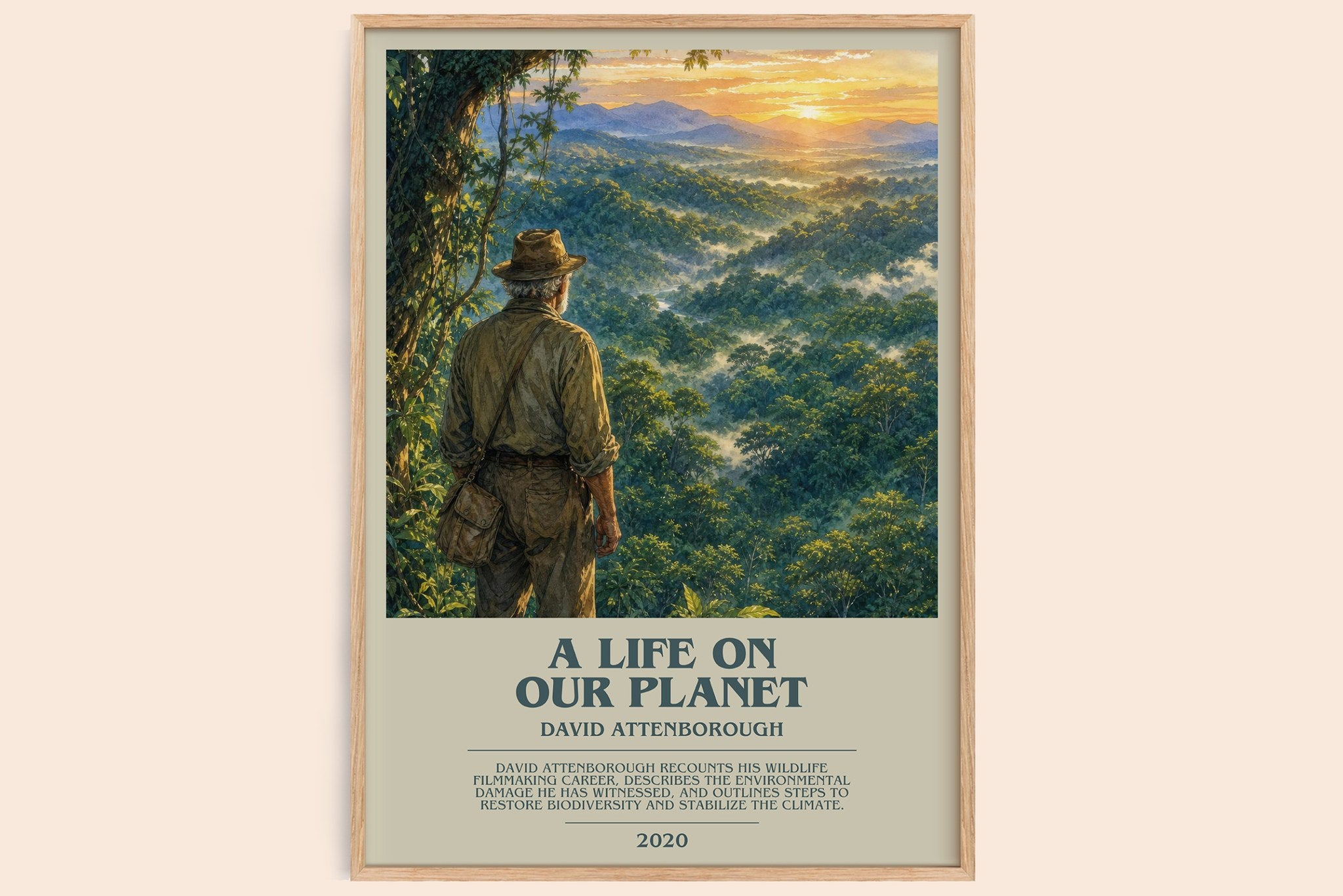 A Life on Our Planet Bookish Wall Art by David Attenborough