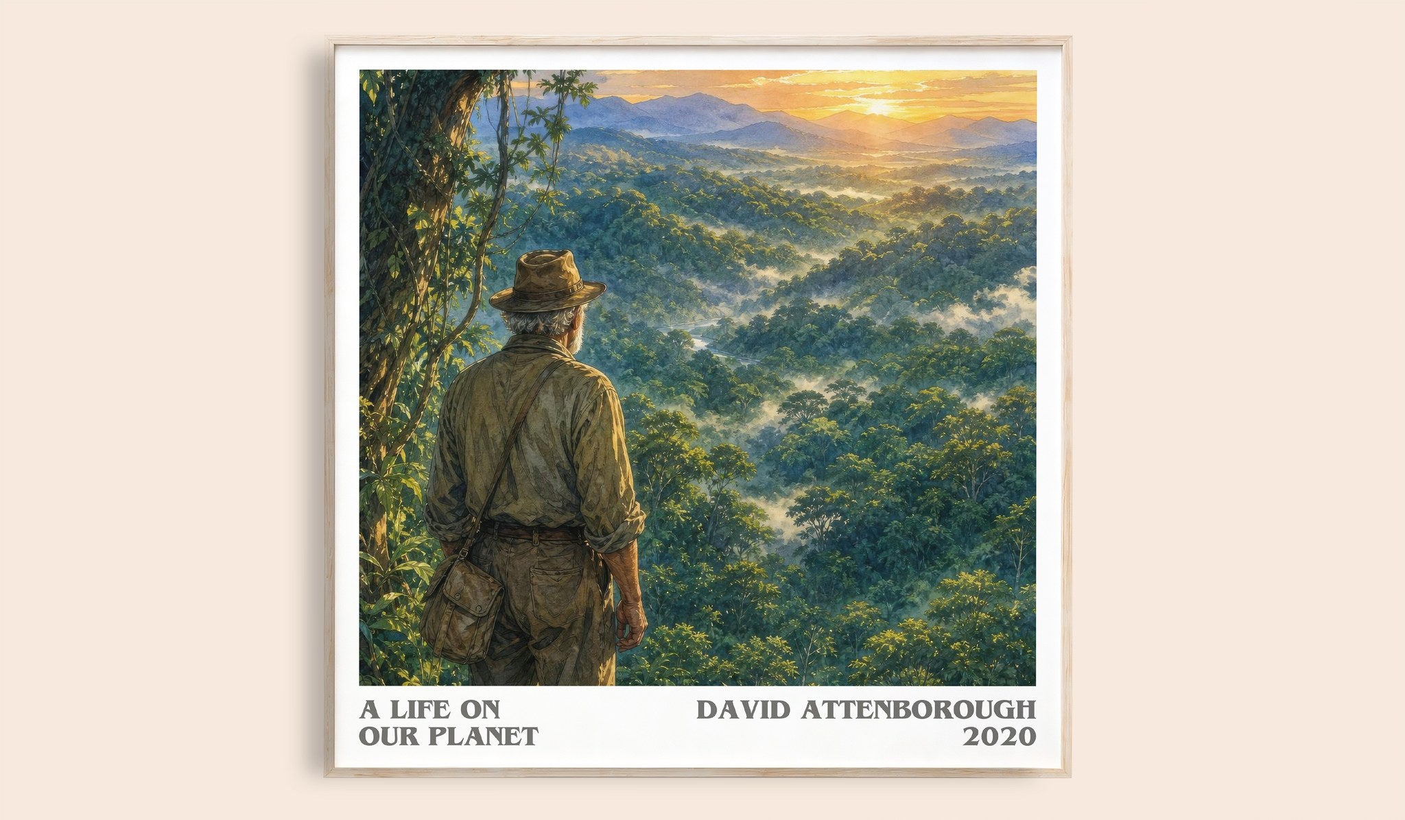 A Life on Our Planet Literary Art Print by David Attenborough