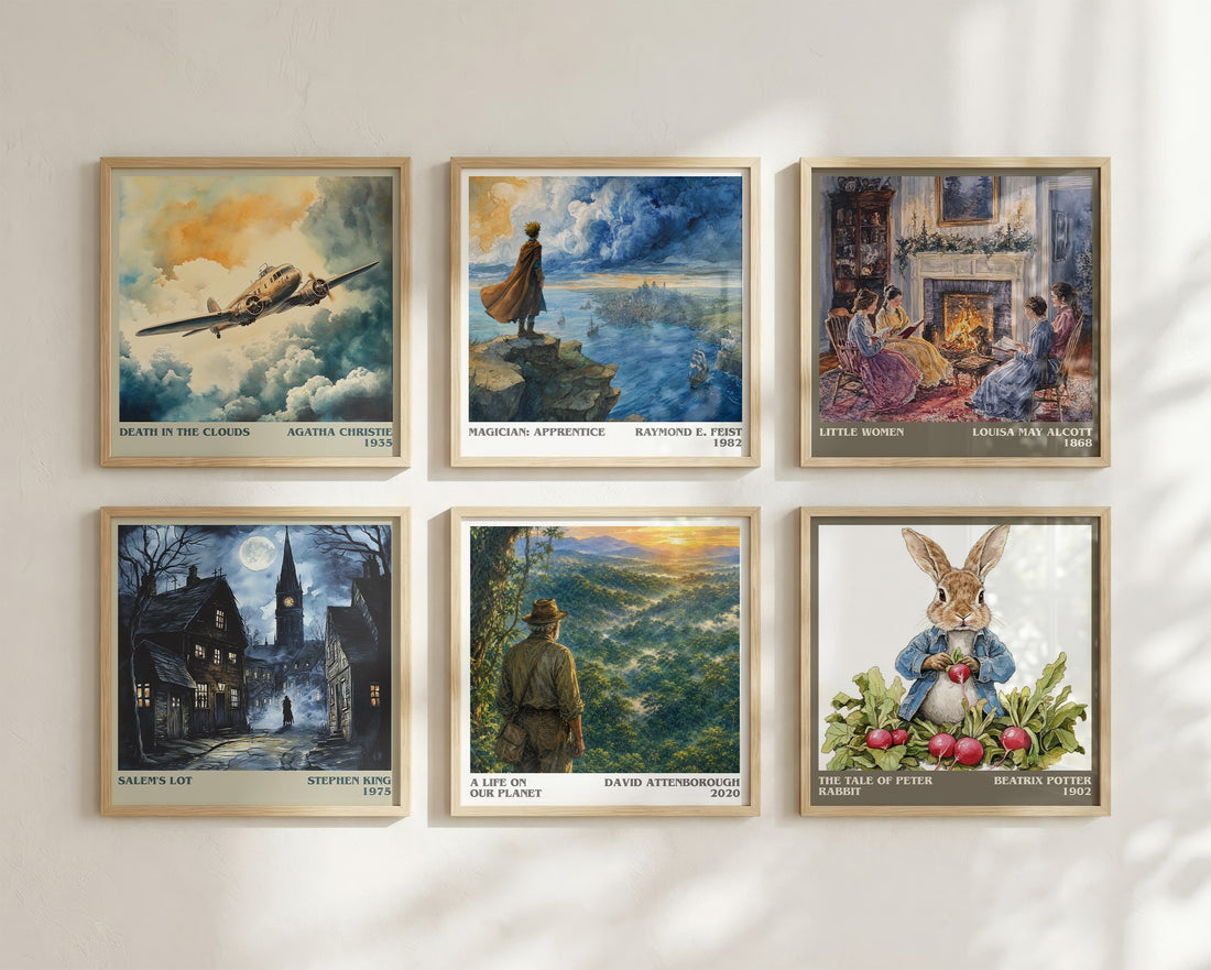 A Life on Our Planet literary art print colour and style options – David Attenborough book art