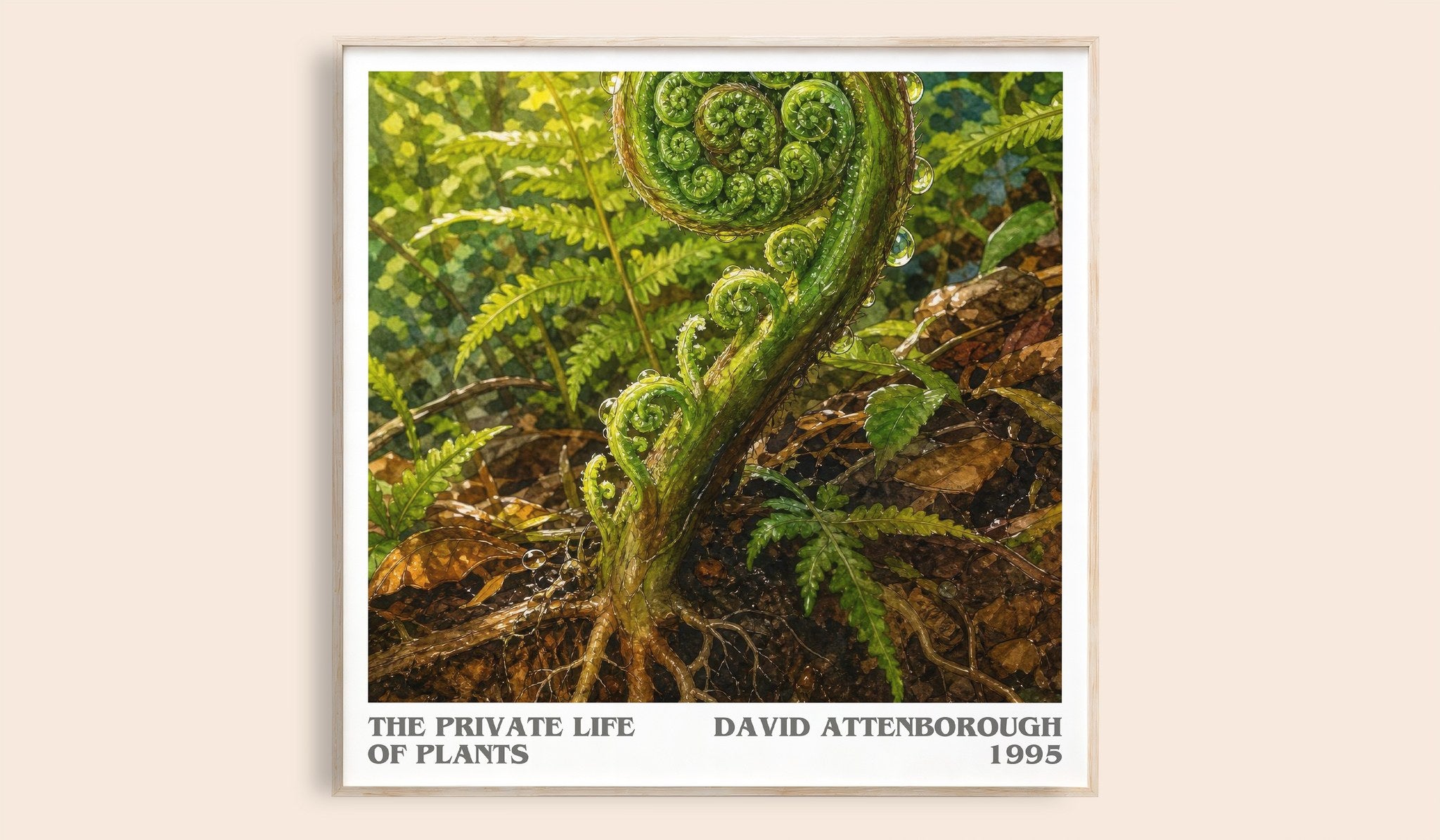 The private life of plants Literary Art Print by David Attenborough