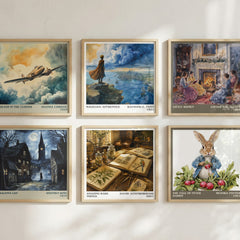 Amazing rare things literary art print colour and style options – David Attenborough book art