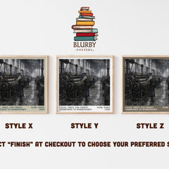 Value, price and profit, addressed to workingmen literary print in frame leaning in hallway – non fiction wall art