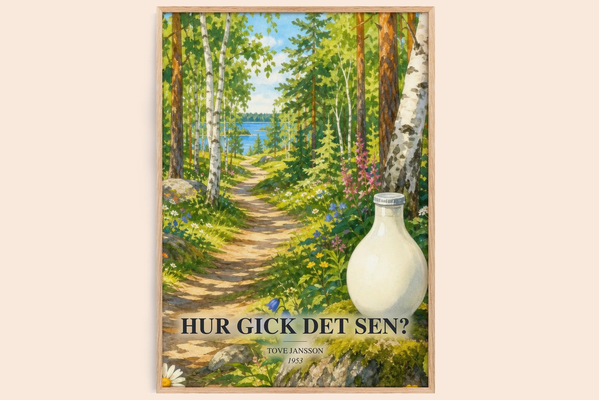Hur gick det sen? Book Watercolour Illustration by Tove Jansson