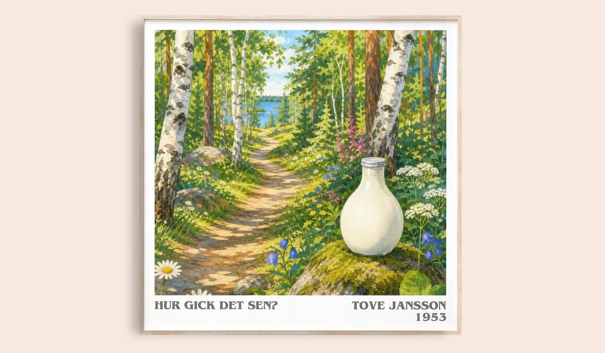 Hur gick det sen? Literary Art Print by Tove Jansson