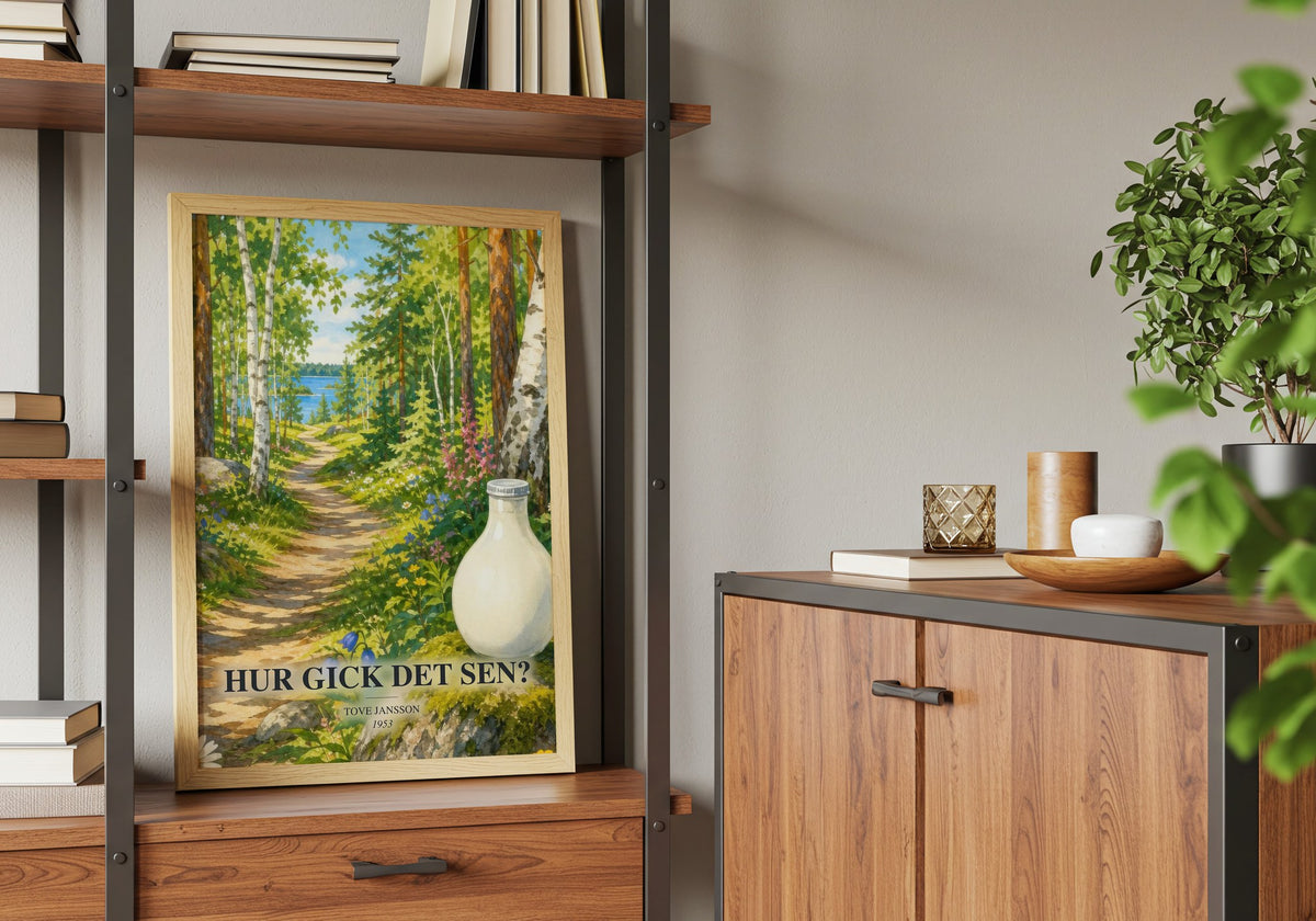 Hur gick det sen? book watercolour illustration paper finish options – matte satin gloss
