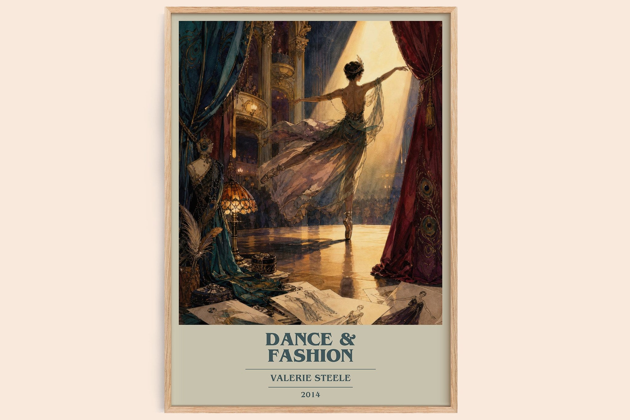 Dance & fashion Book Cover Poster by Valerie Steele