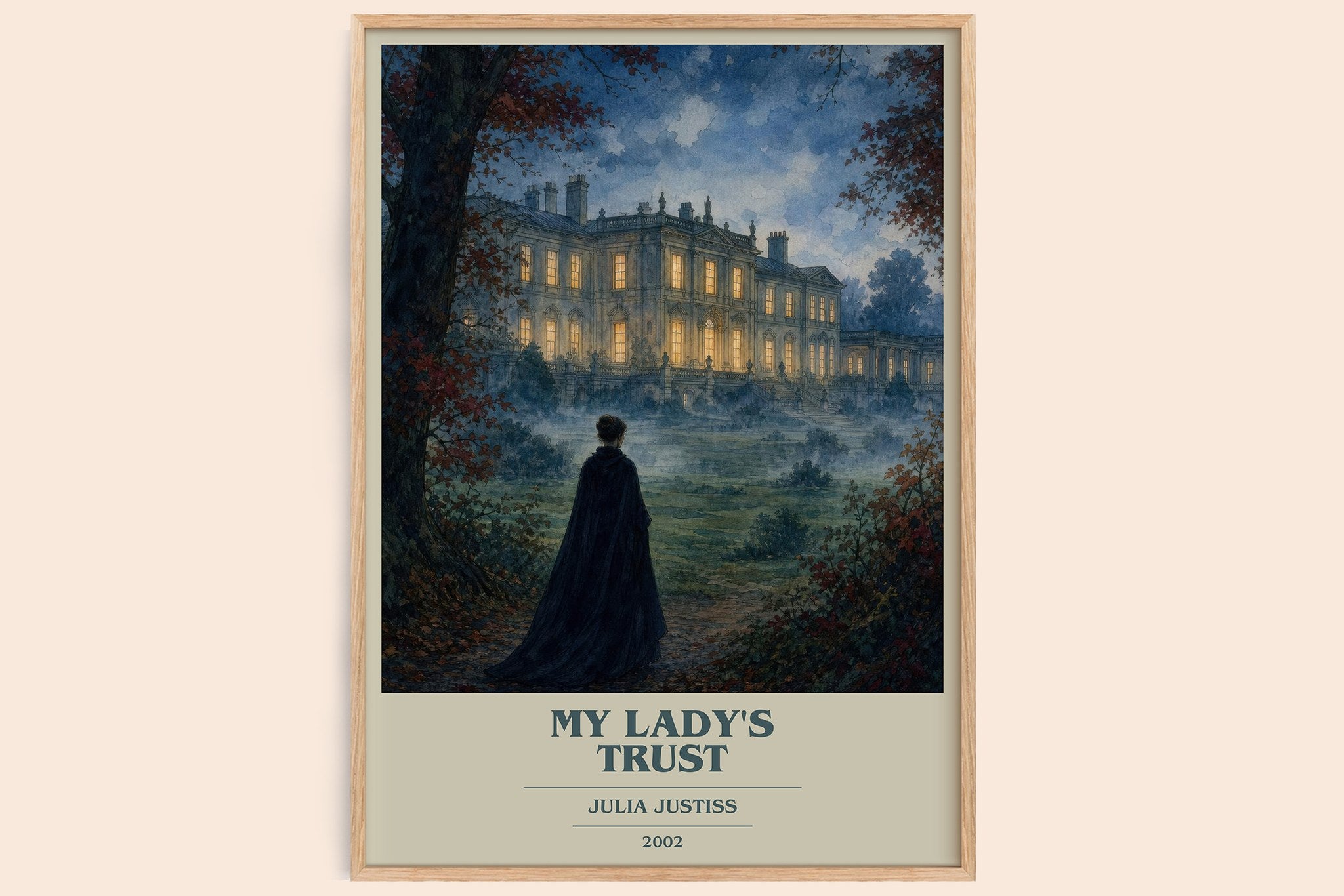 My Lady's Trust Book Cover Poster by Julia Justiss