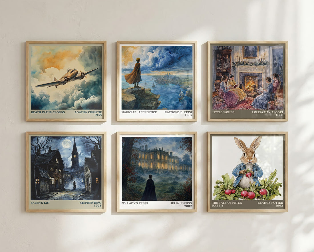 My Lady's Trust literary art print colour and style options – Julia Justiss book art