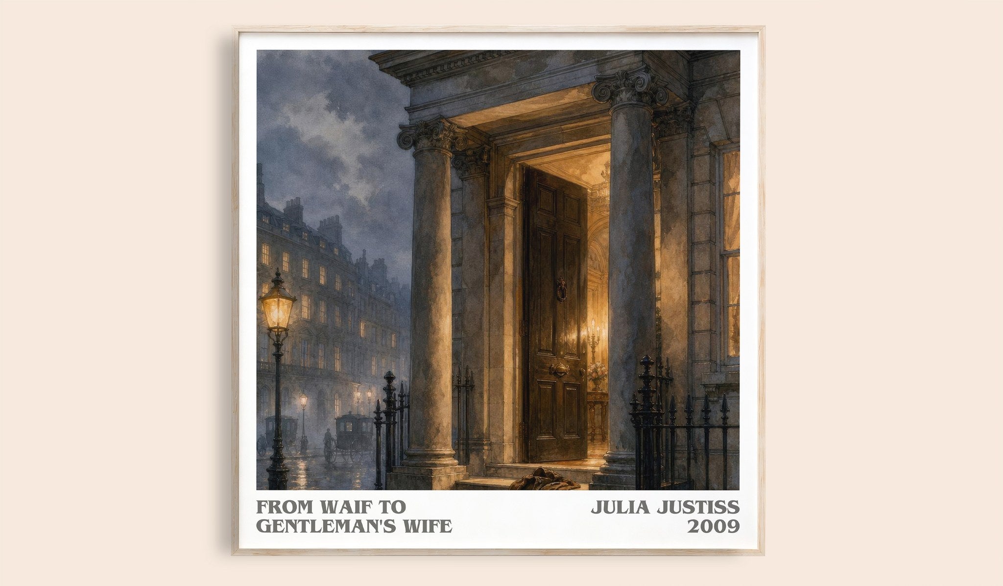From Waif to Gentleman's Wife Literary Art Print by Julia Justiss