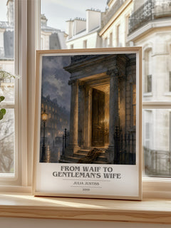 From Waif to Gentleman's Wife book cover poster colour and style options – Julia Justiss book art