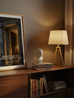 From Waif to Gentleman's Wife watercolour print on bookshelf – Julia Justiss fan gift