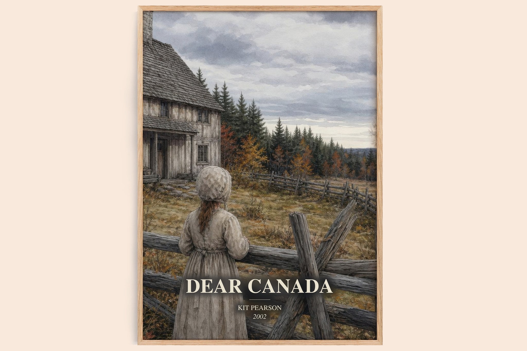 Dear Canada Book Watercolour Illustration by Kit Pearson