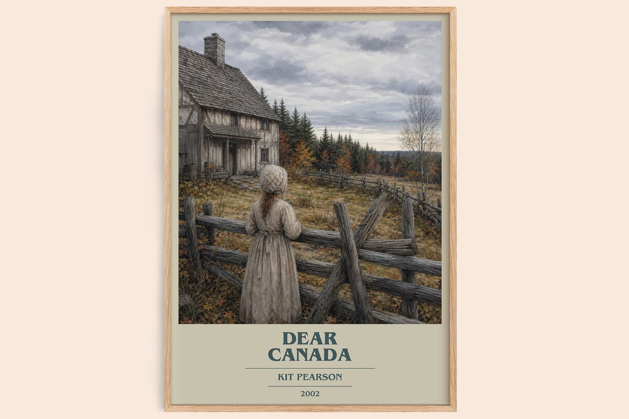 Dear Canada Book Cover Poster by Kit Pearson