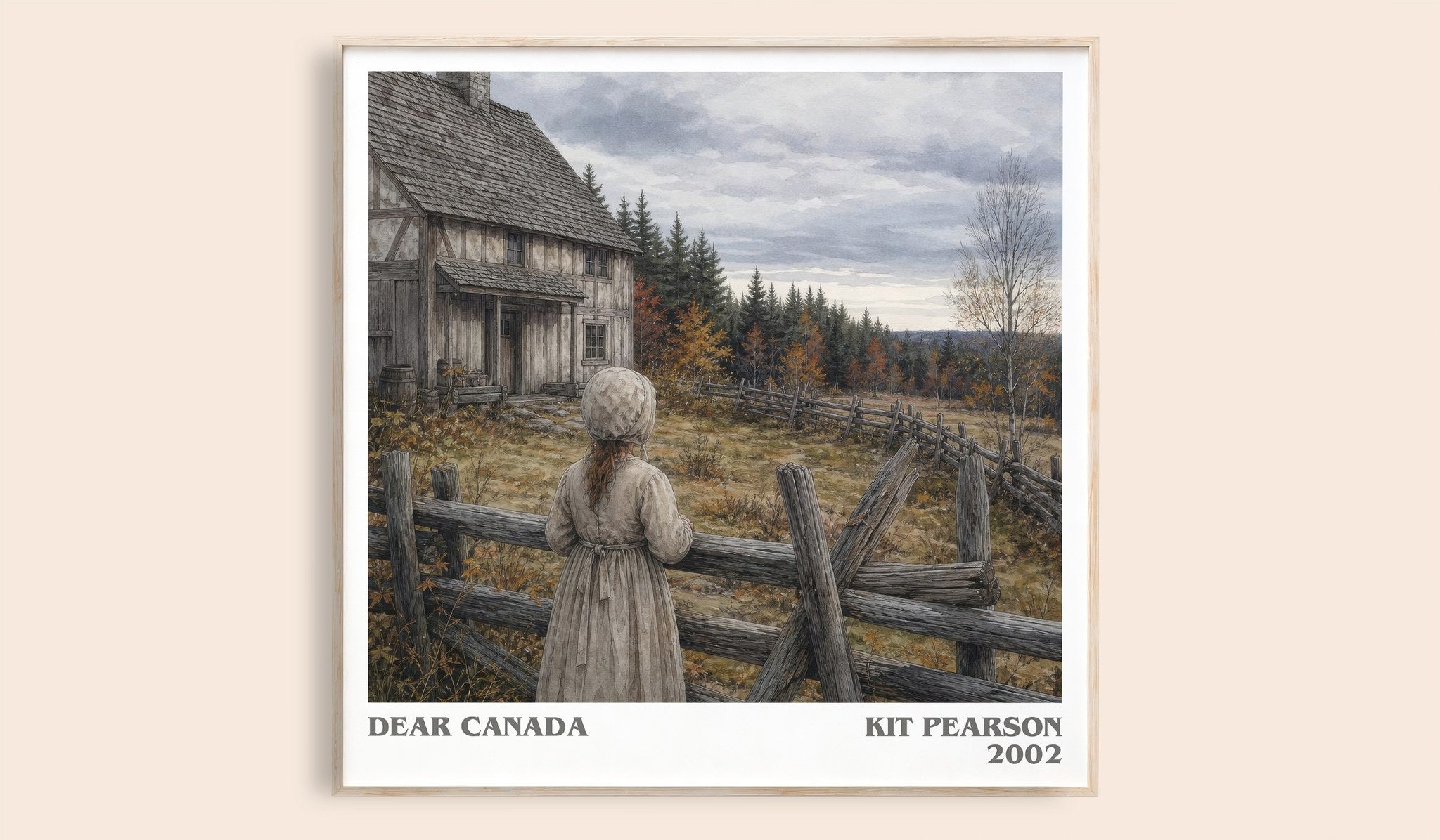 Dear Canada Literary Art Print by Kit Pearson