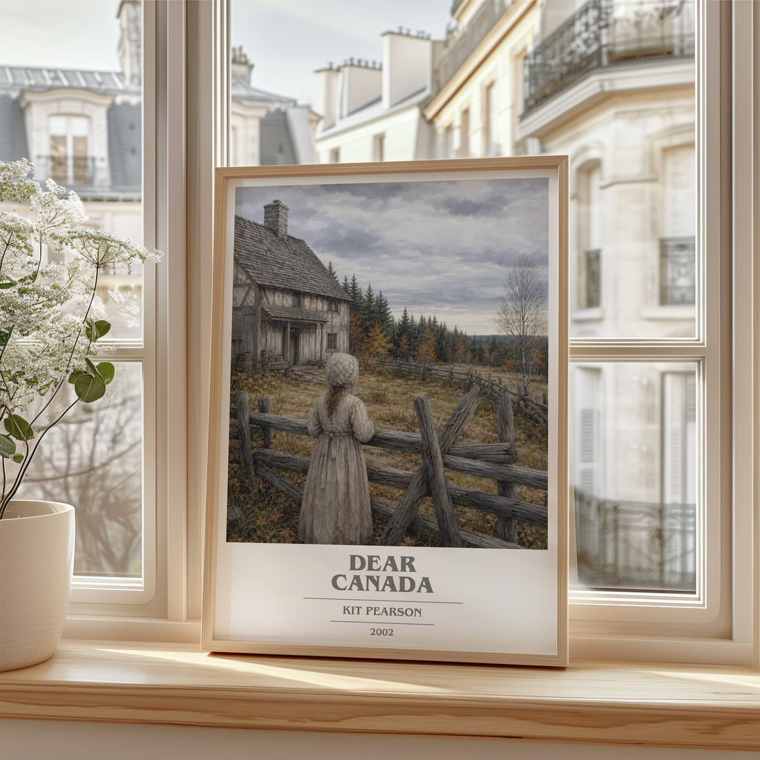 Dear Canada book cover poster colour and style options – Kit Pearson book art