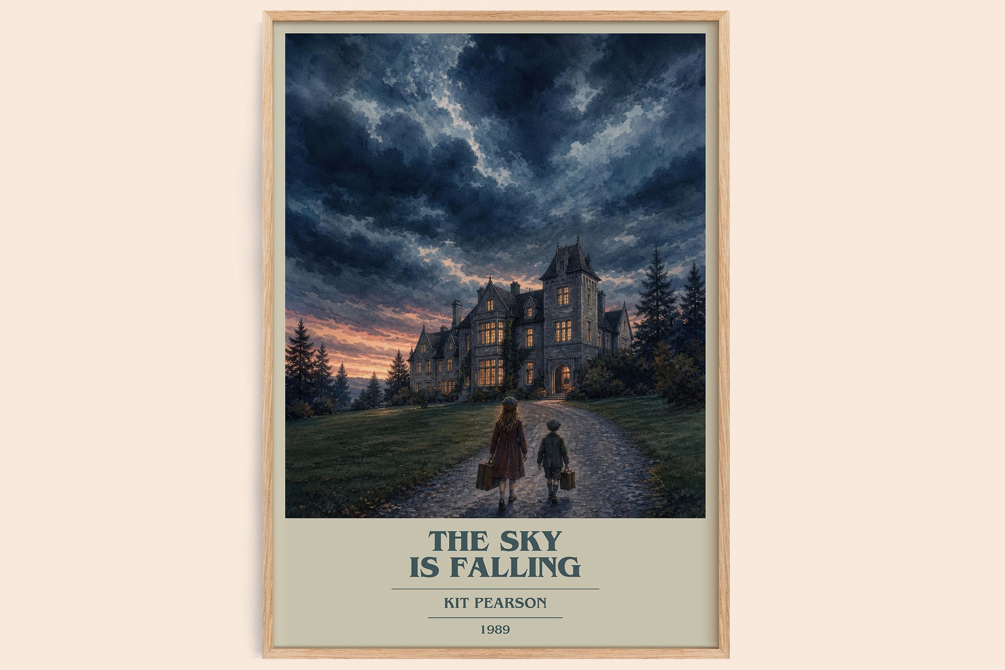 The sky is falling Book Cover Poster by Kit Pearson