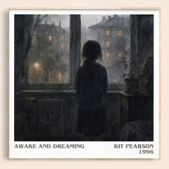 Awake and Dreaming literary book poster by Kit Pearson – framed literary art print