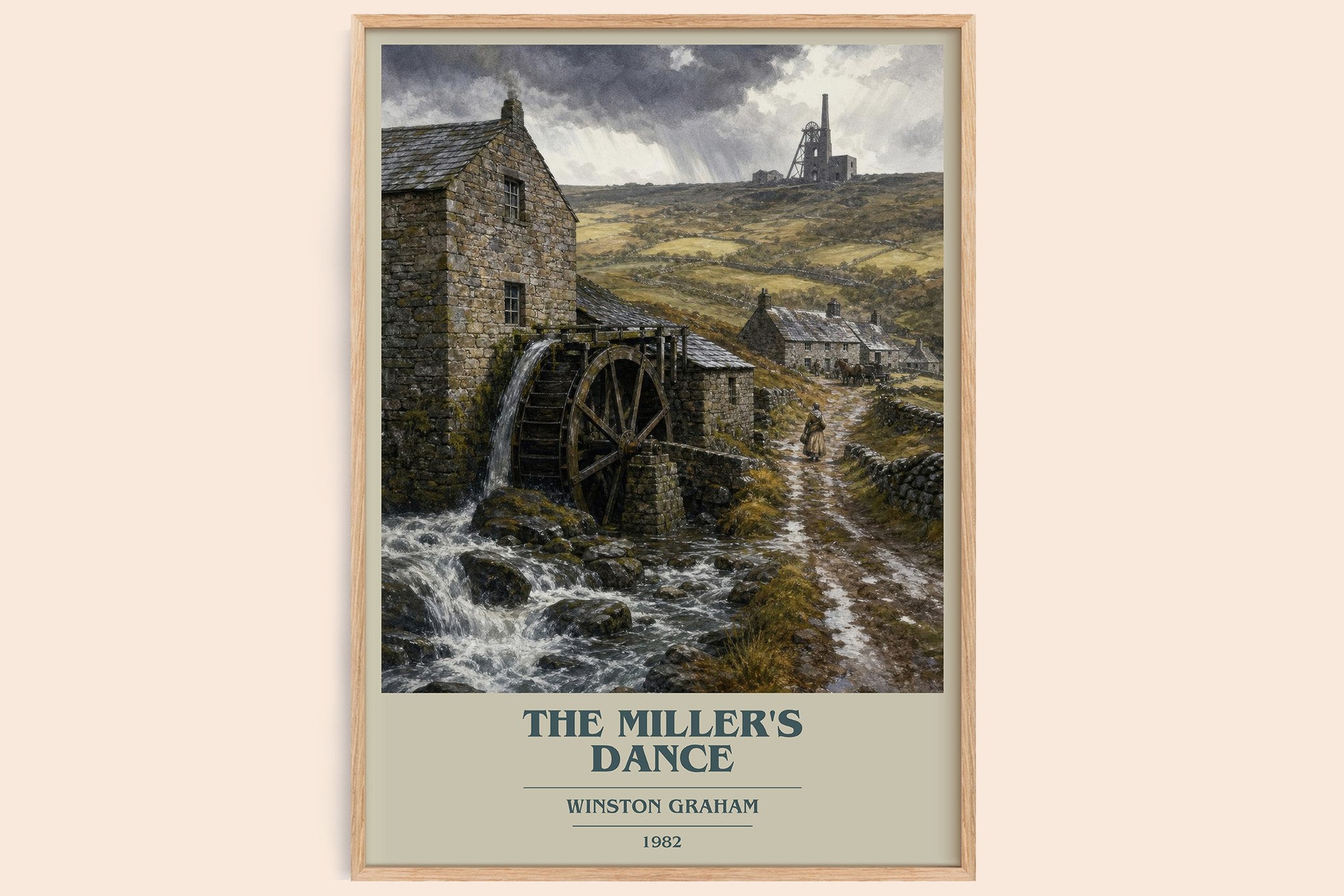 The miller's dance Book Cover Poster by Winston Graham