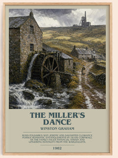 The miller's dance bookish book poster by Winston Graham – framed literary art print