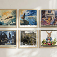 The miller's dance literary art print colour and style options – Winston Graham book art