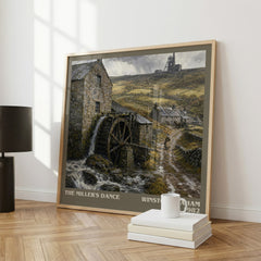The miller's dance literary print framed by window – literary home decor