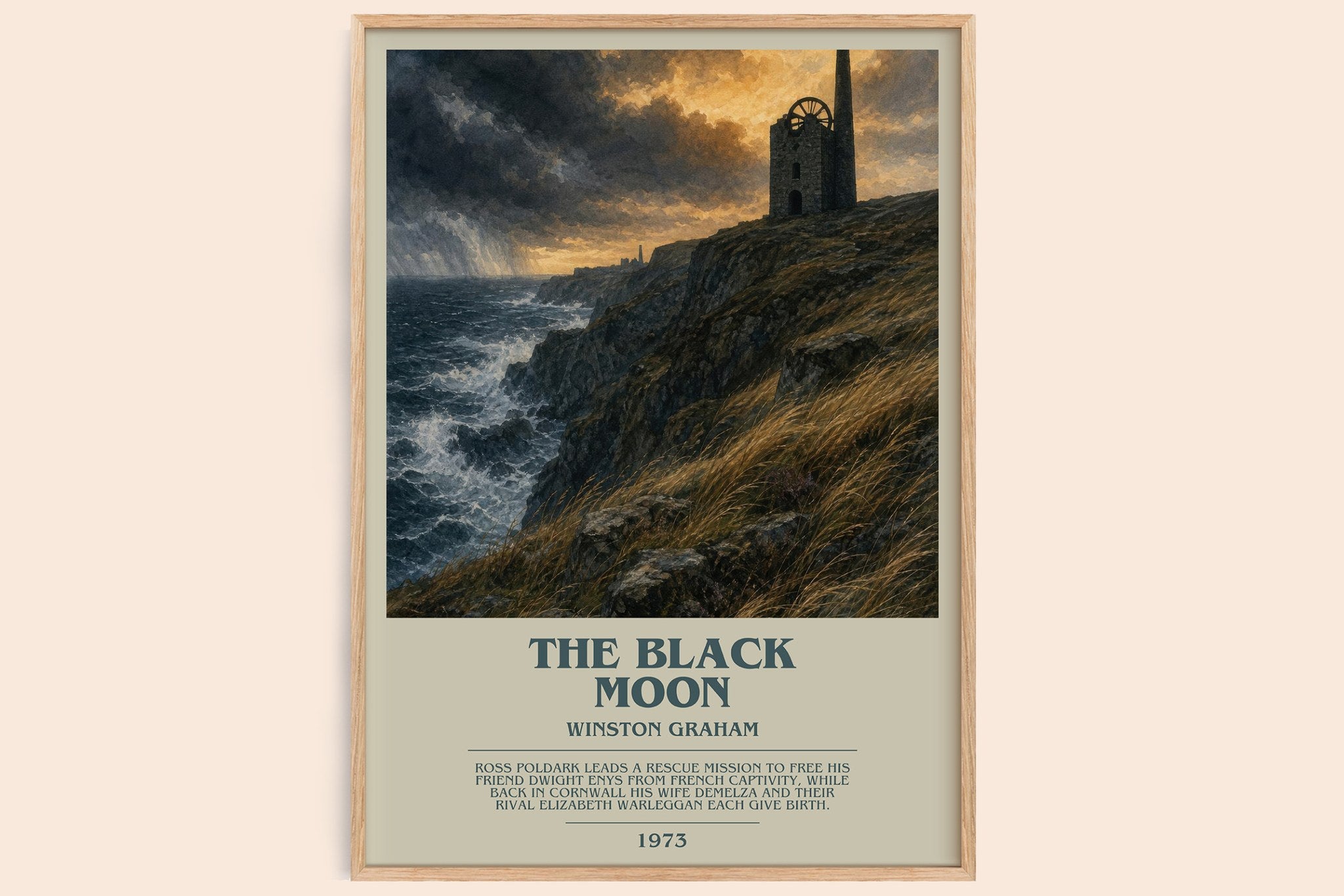 The black moon Bookish Wall Art by Winston Graham