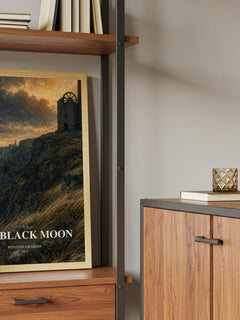 The black moon book watercolour illustration paper finish options – matte satin gloss