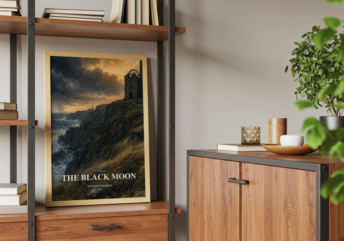 The black moon book watercolour illustration paper finish options – matte satin gloss