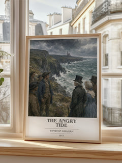 The Angry Tide book cover poster colour and style options – Winston Graham book art