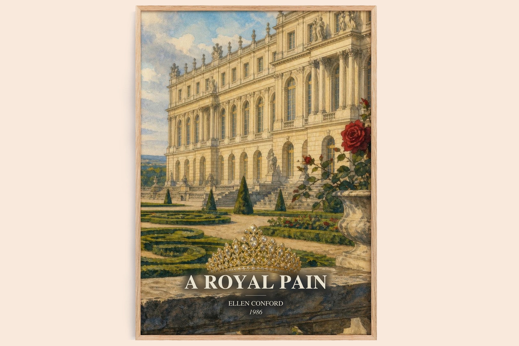 A royal pain Book Watercolour Illustration by Ellen Conford